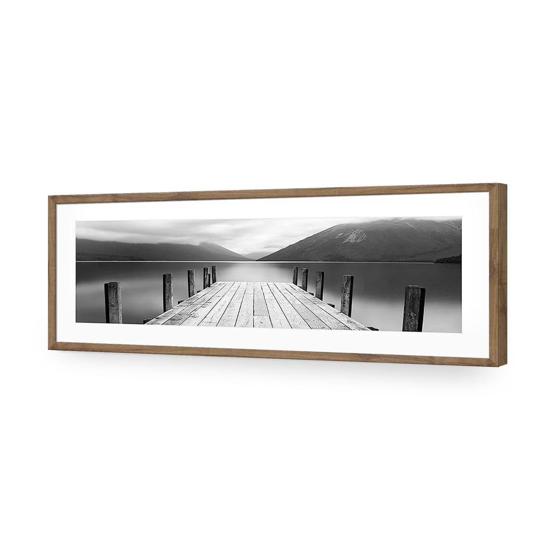 Tranquil Jetty, Black and White (long) - Wall Art Designs - 1987_BL_H WAD_AP - 030 - MAT_90x30_S - 2538 - NAT