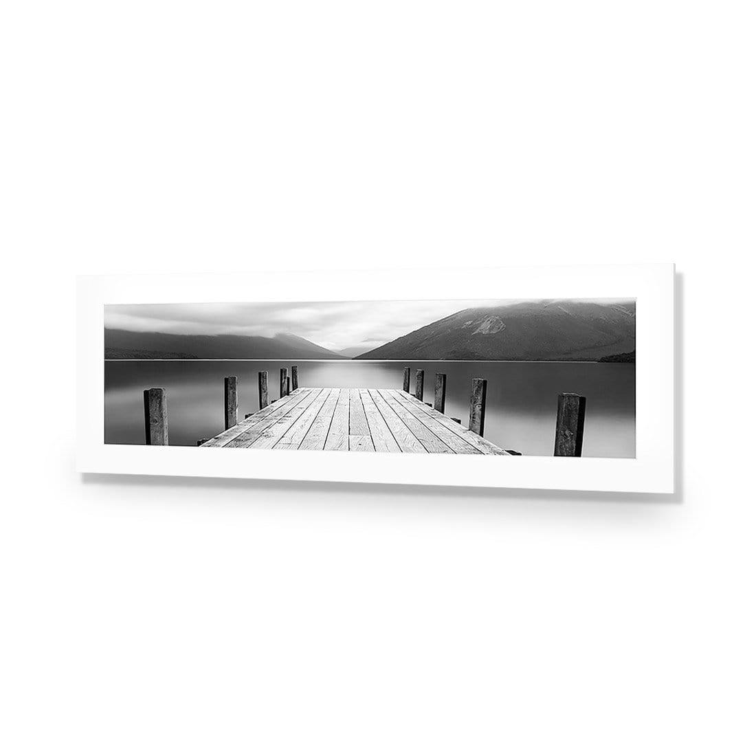 Tranquil Jetty, Black and White (long) - Wall Art Designs - 1987_BL_H WAD_AP - 030 - MAT_90x30_NONE