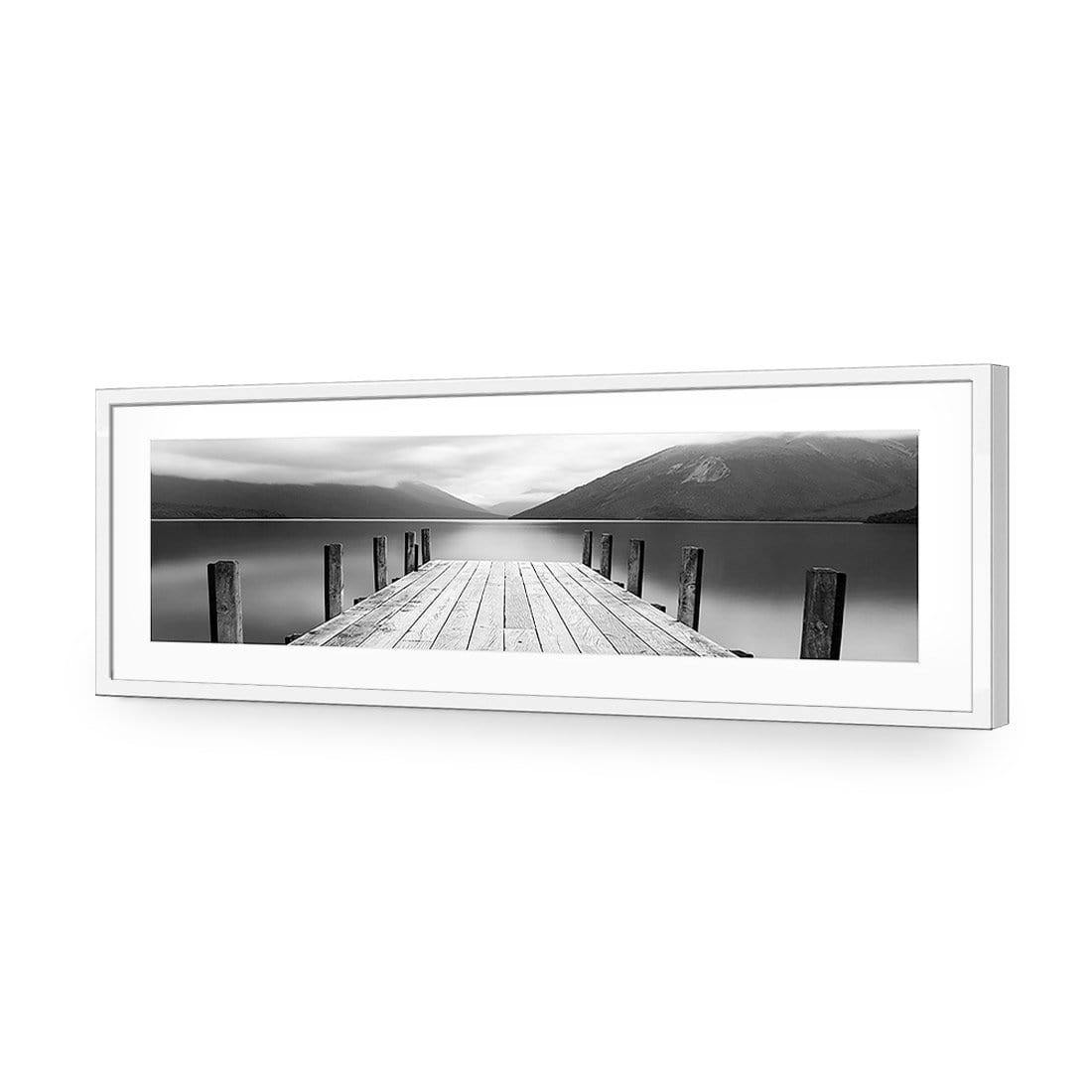 Tranquil Jetty, Black and White (long) - Wall Art Designs - 1987_BL_H WAD_AP - 030 - MAT_90x30_S - 2538 - WHT