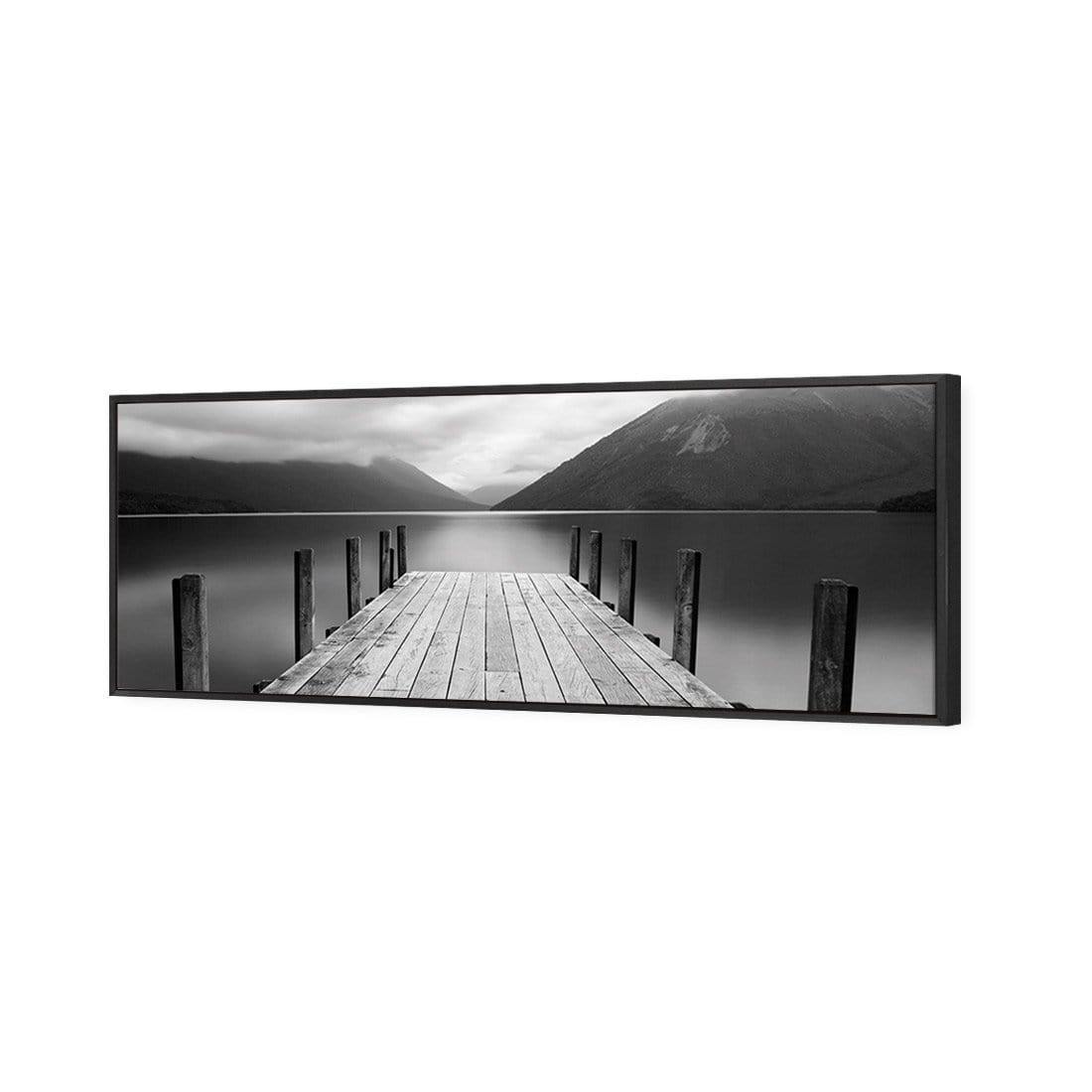 Tranquil Jetty, Black and White (long) - Wall Art Designs - 1987_BL_H WAD_CP - MPY - 260 - M - S - S_60x20_S - 1550 - BLK