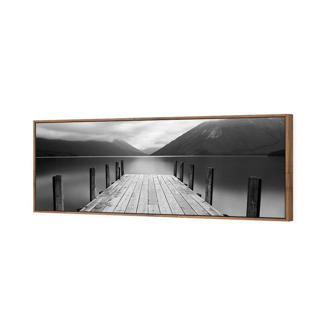 Tranquil Jetty, Black and White (long) - Wall Art Designs - 1987_BL_H WAD_CP - MPY - 260 - M - S - S_60x20_S - 1550 - NAT