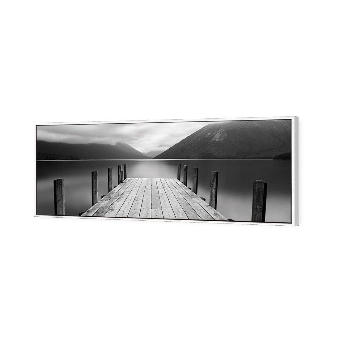 Tranquil Jetty, Black and White (long) - Wall Art Designs - 1987_BL_H WAD_CP - MPY - 260 - M - S - S_60x20_S - 1550 - WHT