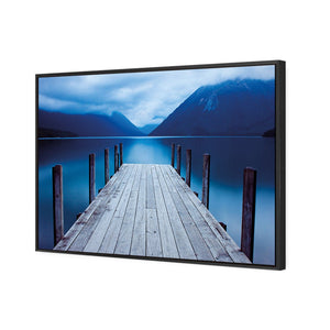 Tranquil Jetty | Classic Canvas | Floating Frame | Black