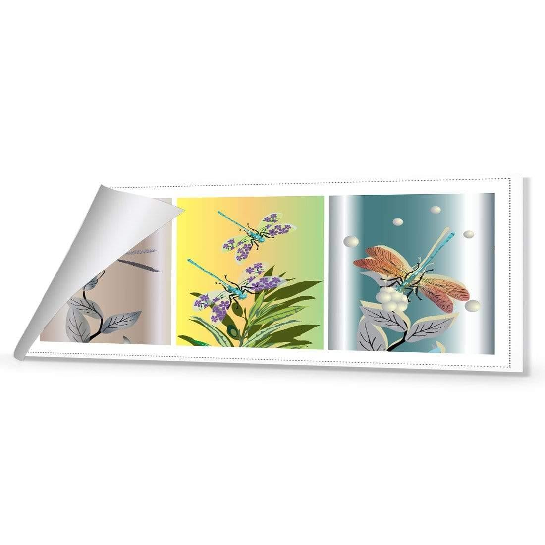 Trio of Dragonflies (long) - Wall Art Designs - 555_AL_H WAD_CP - MPY - 260 - M - R_60x20_NONE