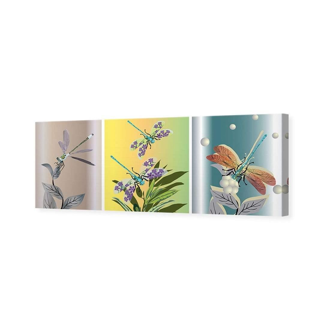 Trio of Dragonflies (long) - Wall Art Designs - 555_AL_H WAD_CP - MPY - 260 - M - S - S_60x20_NONE