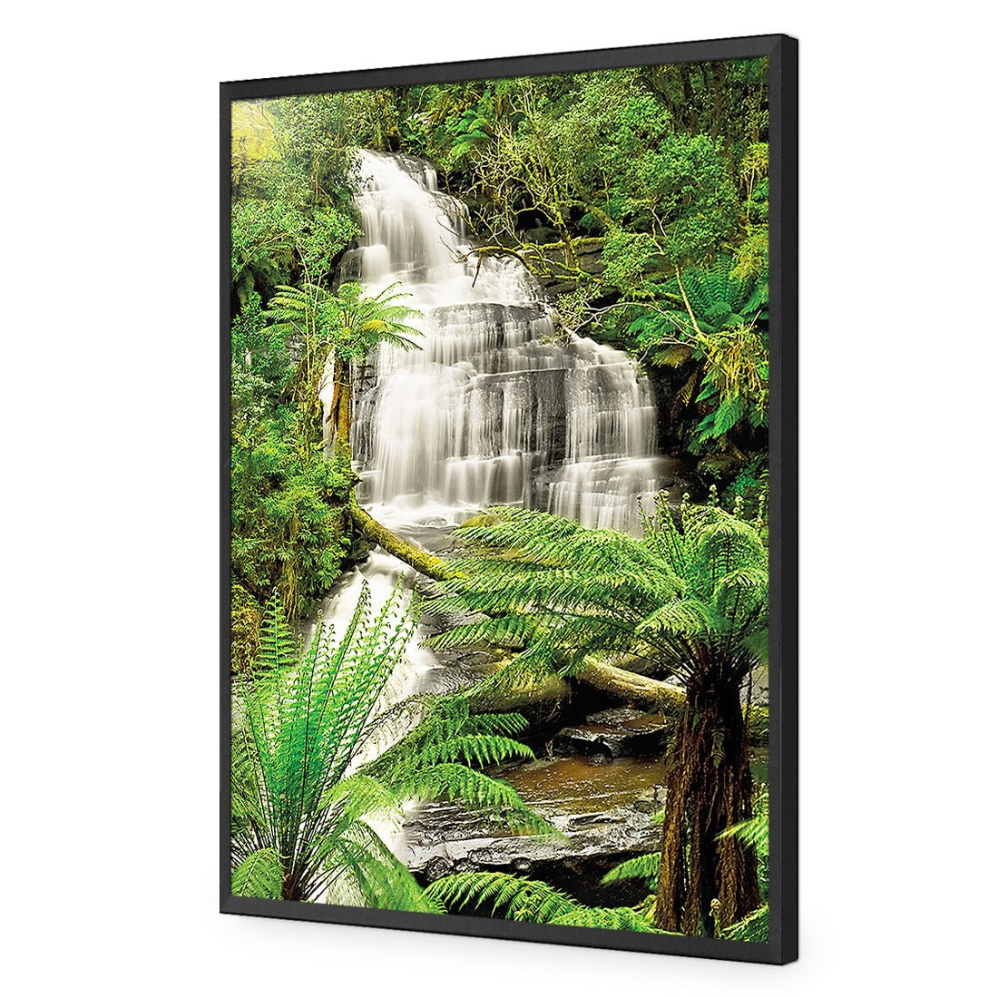 Triplet Falls Otway - Wall Art Designs - 769_AR_V WAD_AP - 030 - EDG_45x30_S - 2538 - BLK