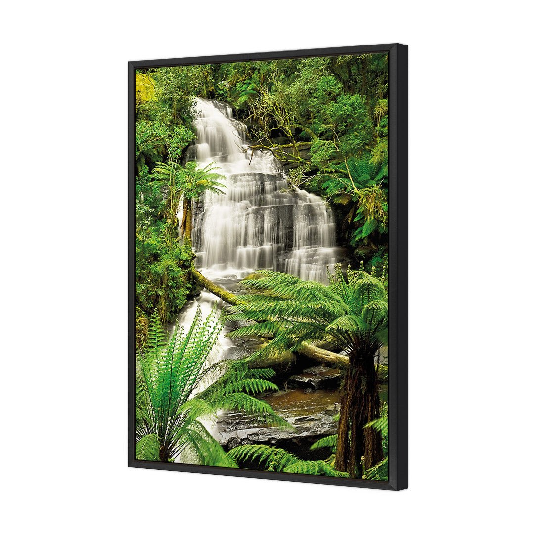 Triplet Falls Otway - Wall Art Designs - 769_AR_V WAD_CP - MPY - 260 - M - S - S_45x30_S - 1550 - BLK