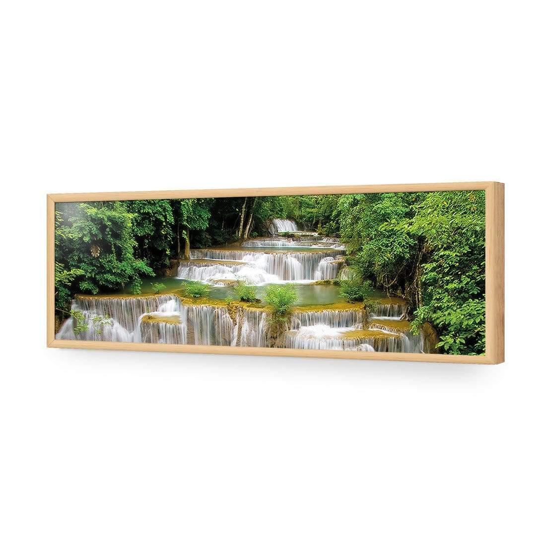 Tropical Waterfall - Horizontal (Long) - Wall Art Designs - 1167_AL_H WAD_AP - 030 - EDG_90x30_S - 2538 - OAK