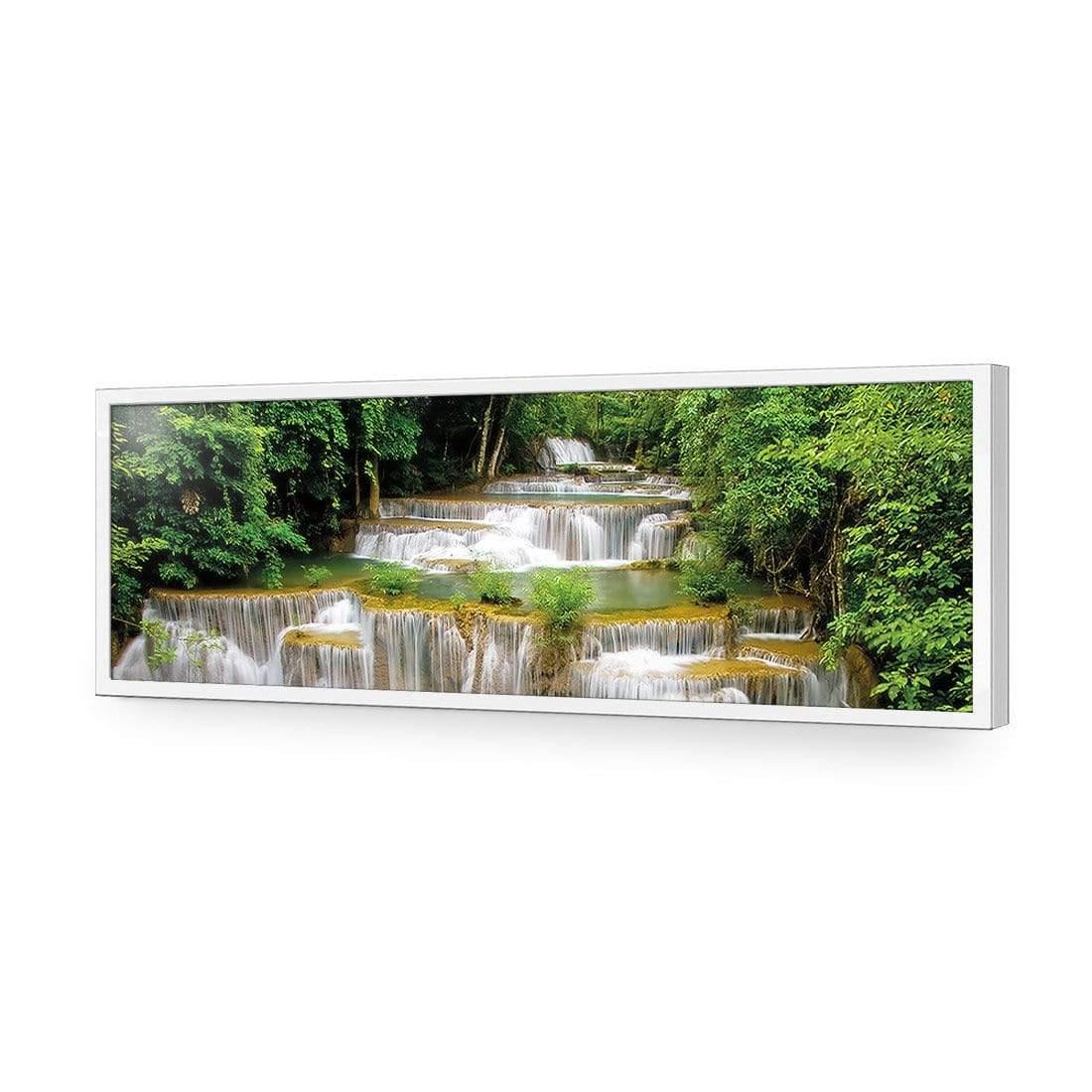 Tropical Waterfall - Horizontal (Long) - Wall Art Designs - 1167_AL_H WAD_AP - 030 - EDG_90x30_S - 2538 - WHT