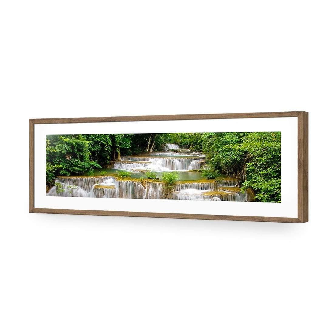 Tropical Waterfall - Horizontal (Long) - Wall Art Designs - 1167_AL_H WAD_AP - 030 - MAT_90x30_S - 2538 - NAT