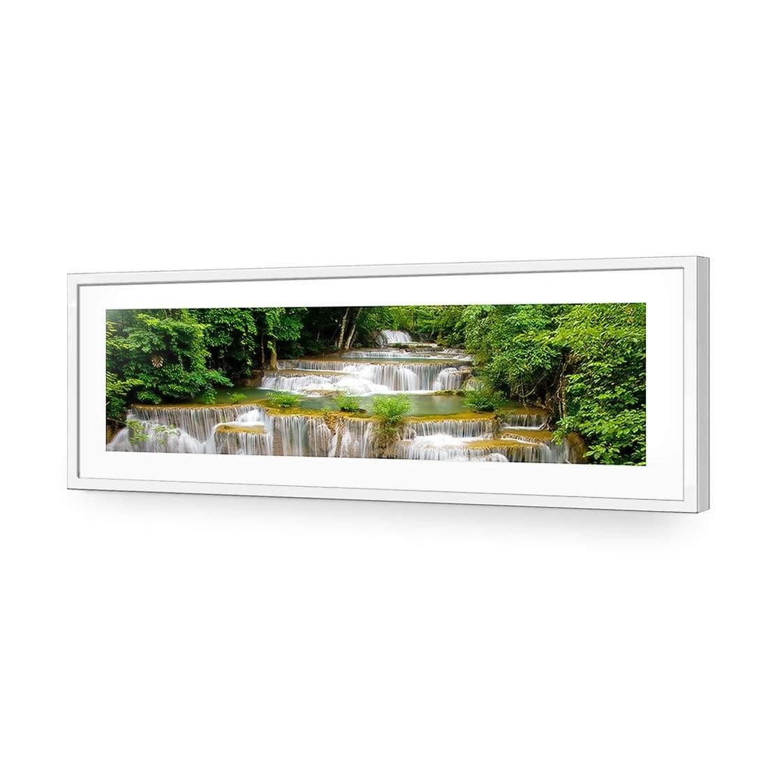 Tropical Waterfall - Horizontal (Long) - Wall Art Designs - 1167_AL_H WAD_AP - 030 - MAT_90x30_S - 2538 - WHT