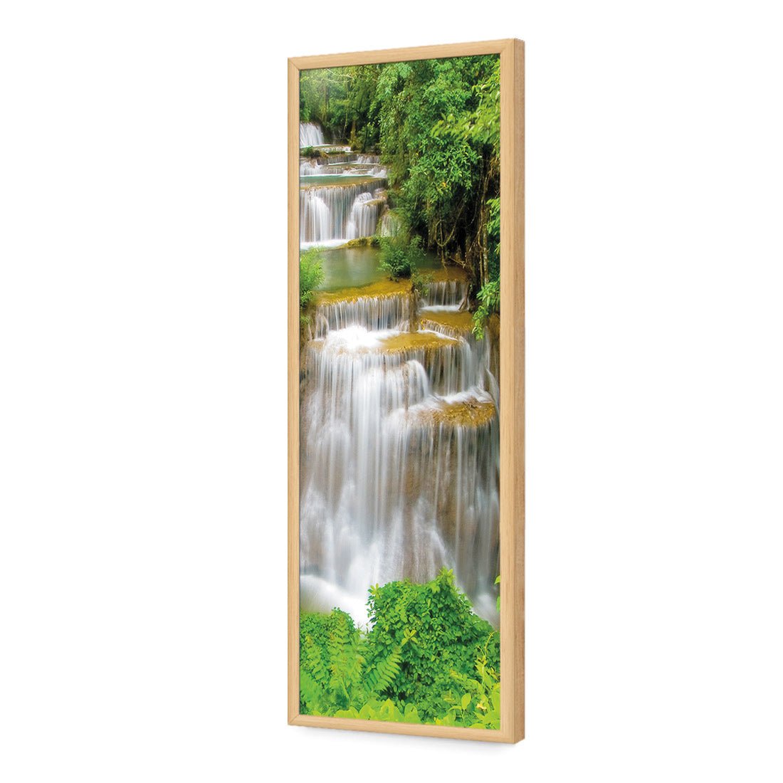 Tropical Waterfall - Vertical (Long) - Wall Art Designs - 1167_AL_V WAD_AP - 030 - EDG_90x30_S - 2538 - OAK