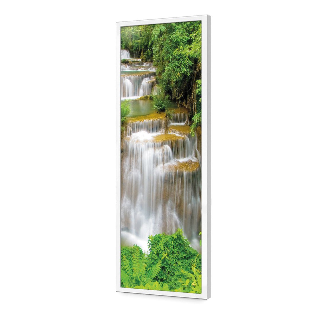 Tropical Waterfall - Vertical (Long) - Wall Art Designs - 1167_AL_V WAD_AP - 030 - EDG_90x30_S - 2538 - WHT