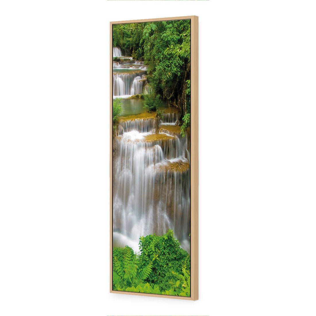 Tropical Waterfall - Vertical (Long) - Wall Art Designs - 1167_AL_V WAD_CP - MPY - 260 - M - S - S_60x20_S - 1550 - OAK