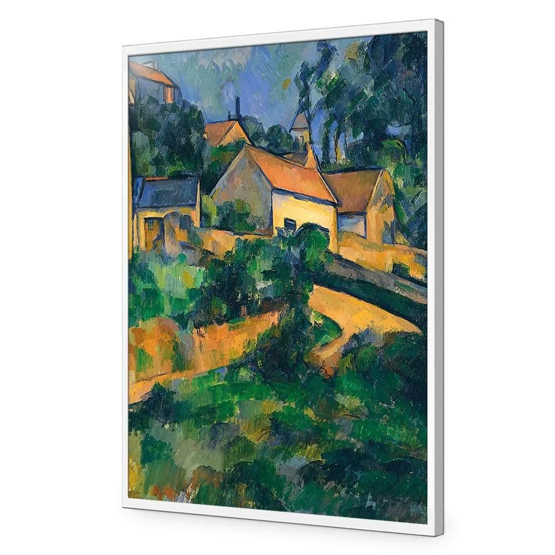 Turning Road at Montgeroult By Cezanne - Wall Art Designs - 3375_AR_V WAD_AP - 030 - EDG_45x30_S - 2538 - WHT