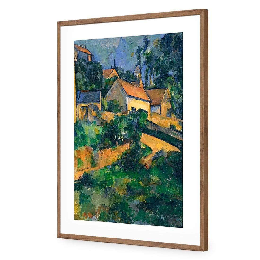 Turning Road at Montgeroult By Cezanne - Wall Art Designs - 3375_AR_V WAD_AP - 030 - MAT_45x30_S - 2538 - NAT