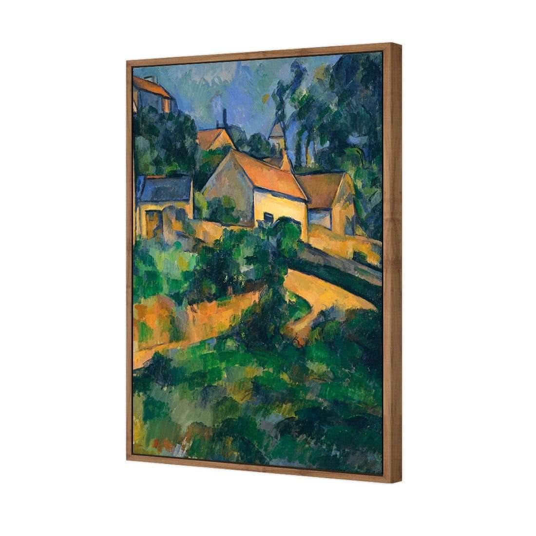 Turning Road at Montgeroult By Cezanne - Wall Art Designs - 3375_AR_V WAD_CP - MPY - 260 - M - S - S_45x30_S - 1550 - NAT