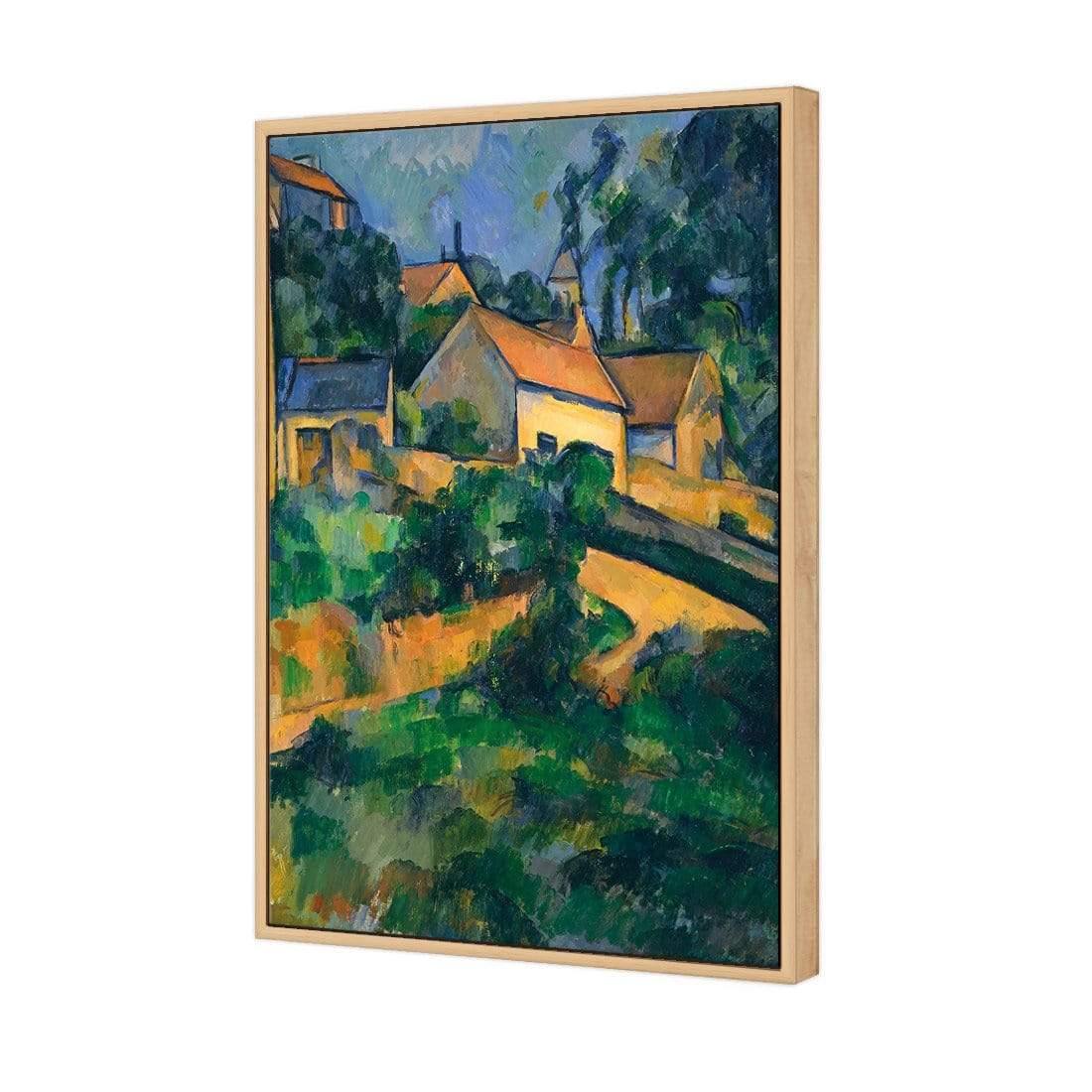 Turning Road at Montgeroult By Cezanne - Wall Art Designs - 3375_AR_V WAD_CP - MPY - 260 - M - S - S_45x30_S - 1550 - OAK