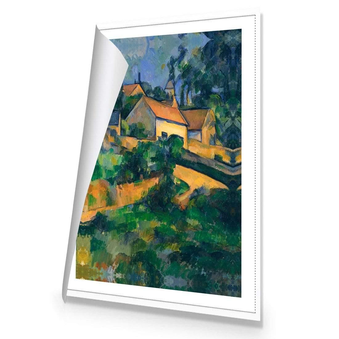 Turning Road at Montgeroult By Cezanne - Wall Art Designs - 3375_AR_V WAD_CP - MPY - 260 - M - R_45x30_NONE