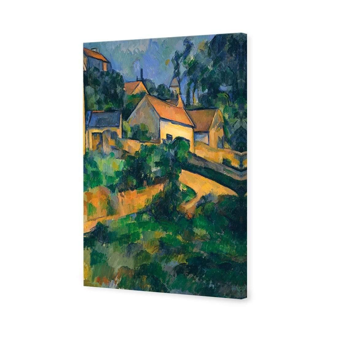 Turning Road at Montgeroult By Cezanne - Wall Art Designs - 3375_AR_V WAD_CP - MPY - 260 - M - S - S_45x30_NONE