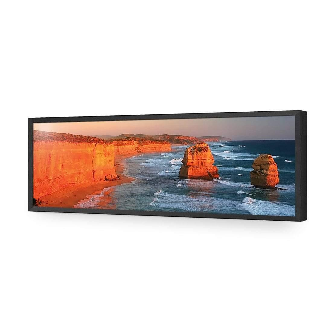 Twelve Apostles at Sunset (long) - Wall Art Designs - 517_AL_H WAD_AP - 030 - EDG_90x30_S - 2538 - BLK