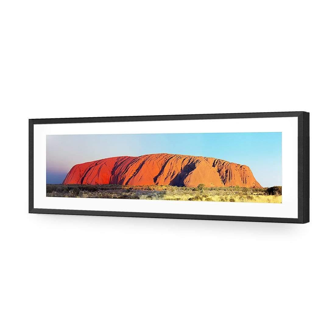 Uluru at Sunset - Wall Art Designs - 1164_AL_H WAD_AP - 030 - MAT_90x30_S - 2538 - BLK