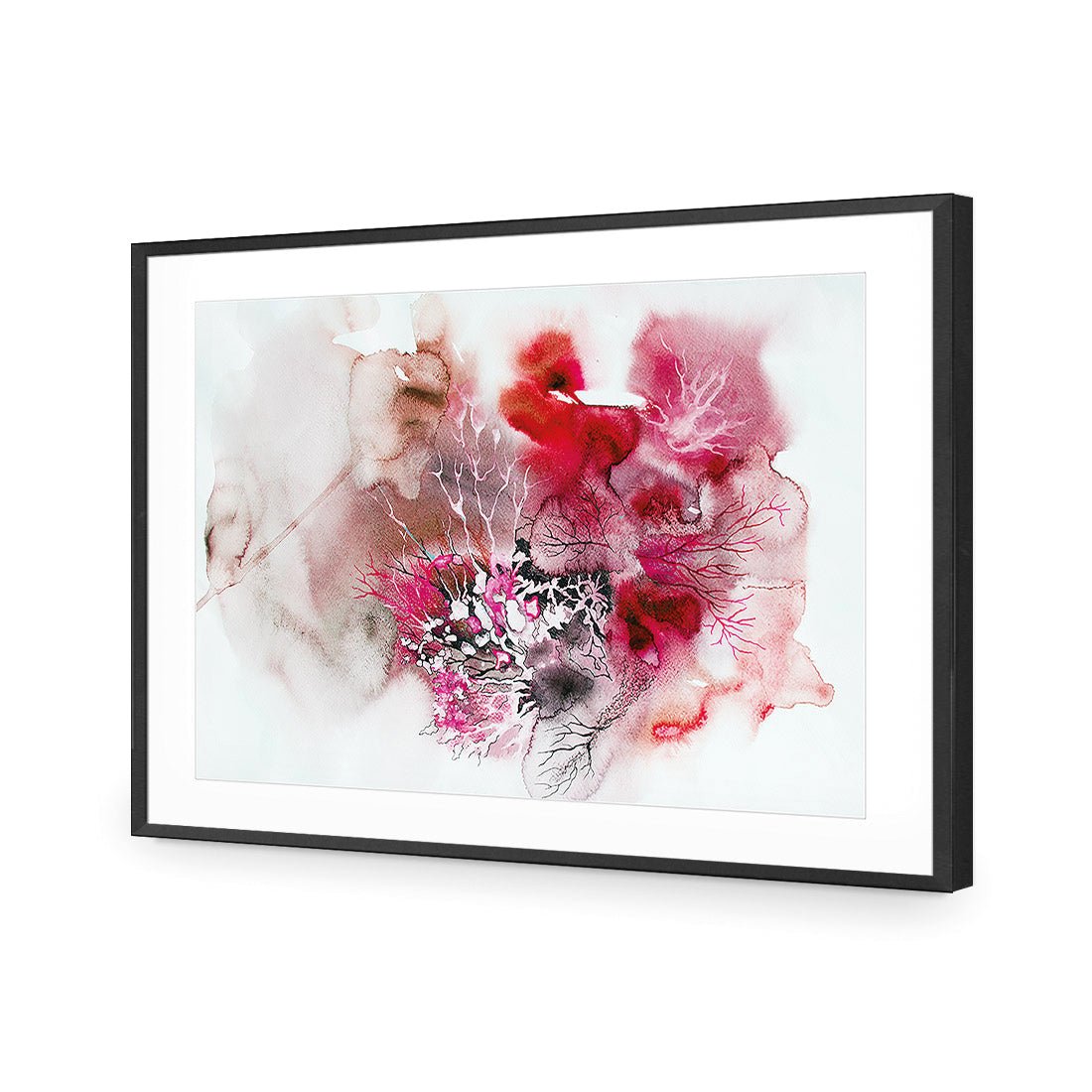 Veins of Life, Magenta - Wall Art Designs - 2206_DR_H WAD_AP - 030 - MAT_45x30_S - 2538 - BLK