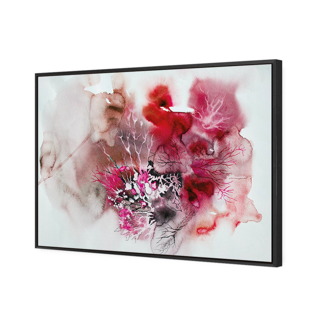 Veins of Life, Magenta - Wall Art Designs - 2206_DR_H WAD_CP - MPY - 260 - M - S - S_45x30_S - 1550 - BLK