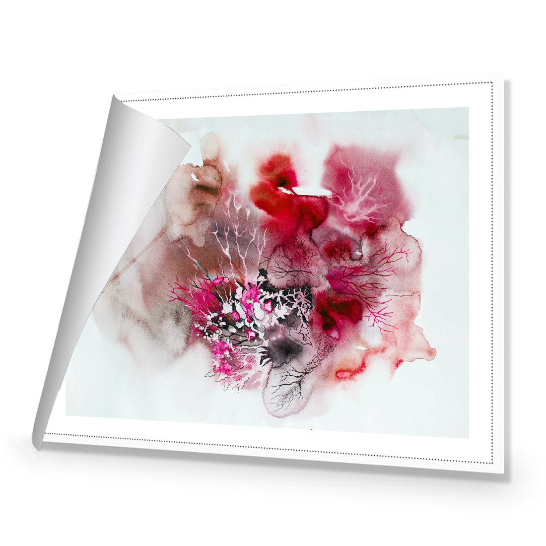 Veins of Life, Magenta - Wall Art Designs - 2206_DR_H WAD_CP - MPY - 260 - M - R_45x30_NONE