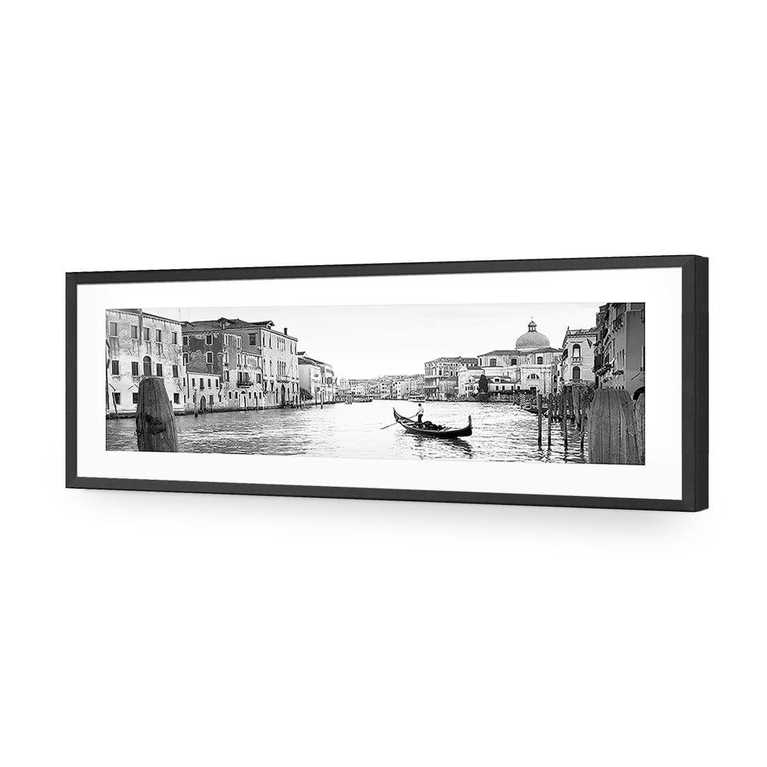 Venetian Dream, Black and White (Long) - Wall Art Designs - 872_BL_H WAD_AP - 030 - MAT_90x30_S - 2538 - BLK