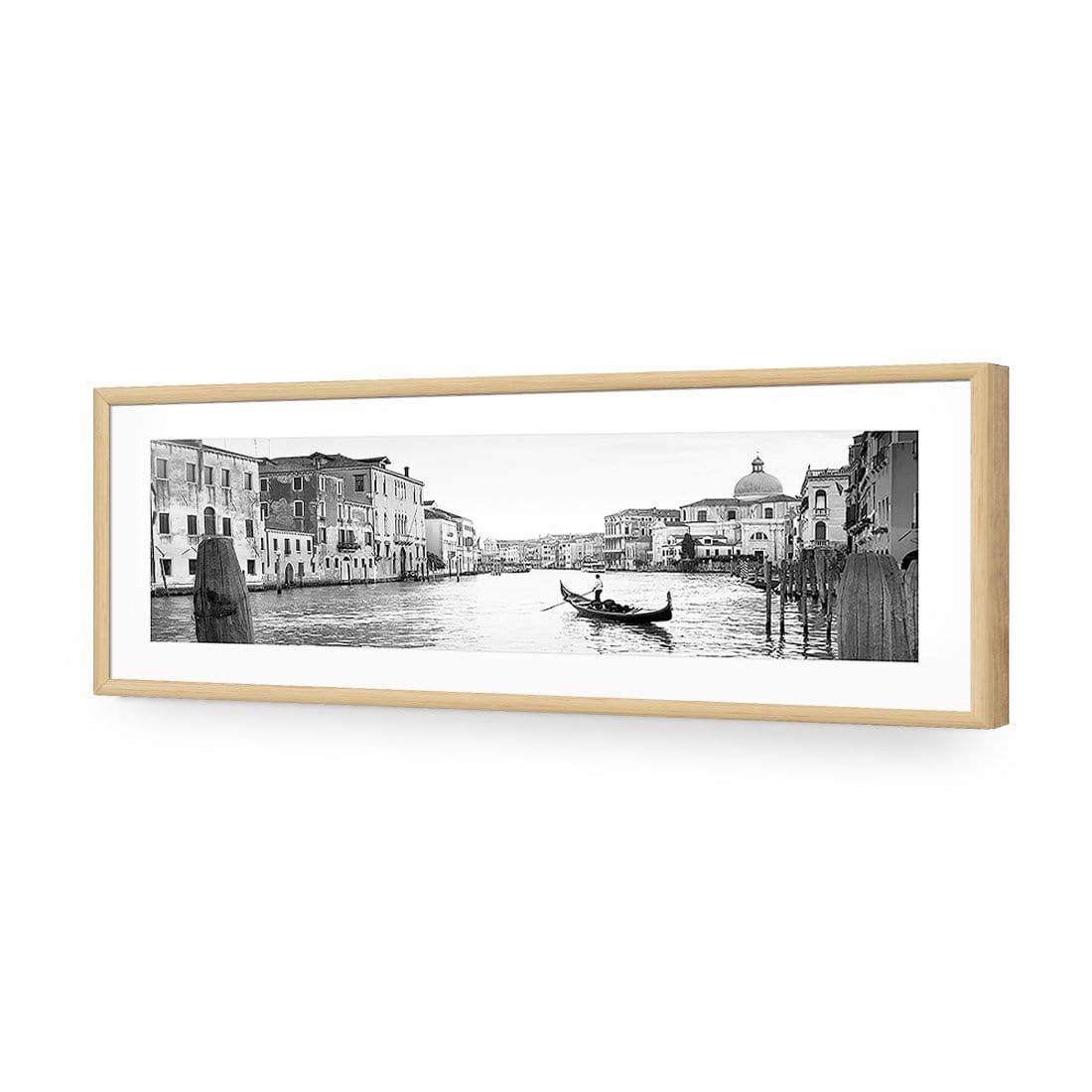 Venetian Dream, Black and White (Long) - Wall Art Designs - 872_BL_H WAD_AP - 030 - MAT_90x30_S - 2538 - OAK