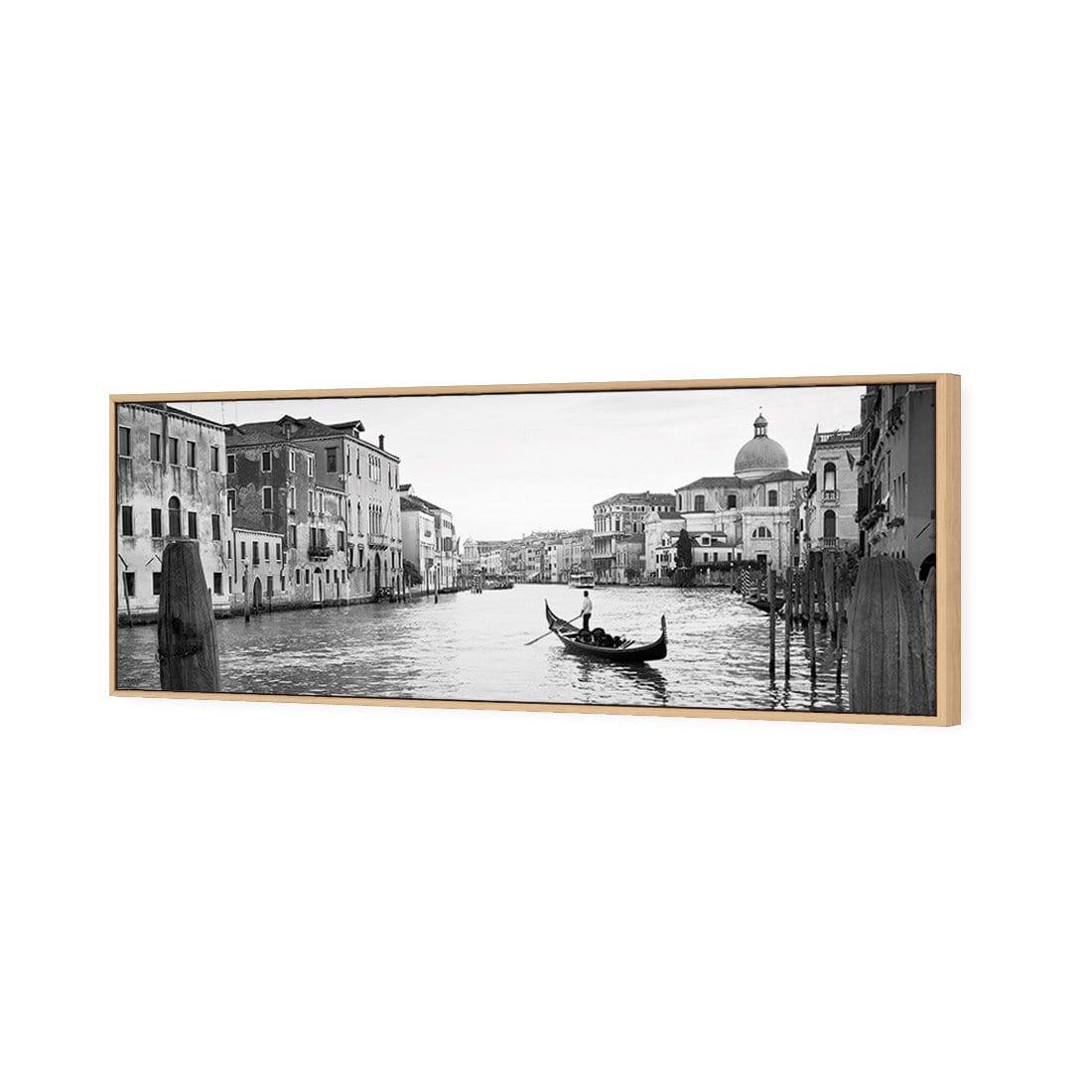 Venetian Dream, Black and White (Long) - Wall Art Designs - 872_BL_H WAD_CP - MPY - 260 - M - S - S_60x20_S - 1550 - OAK