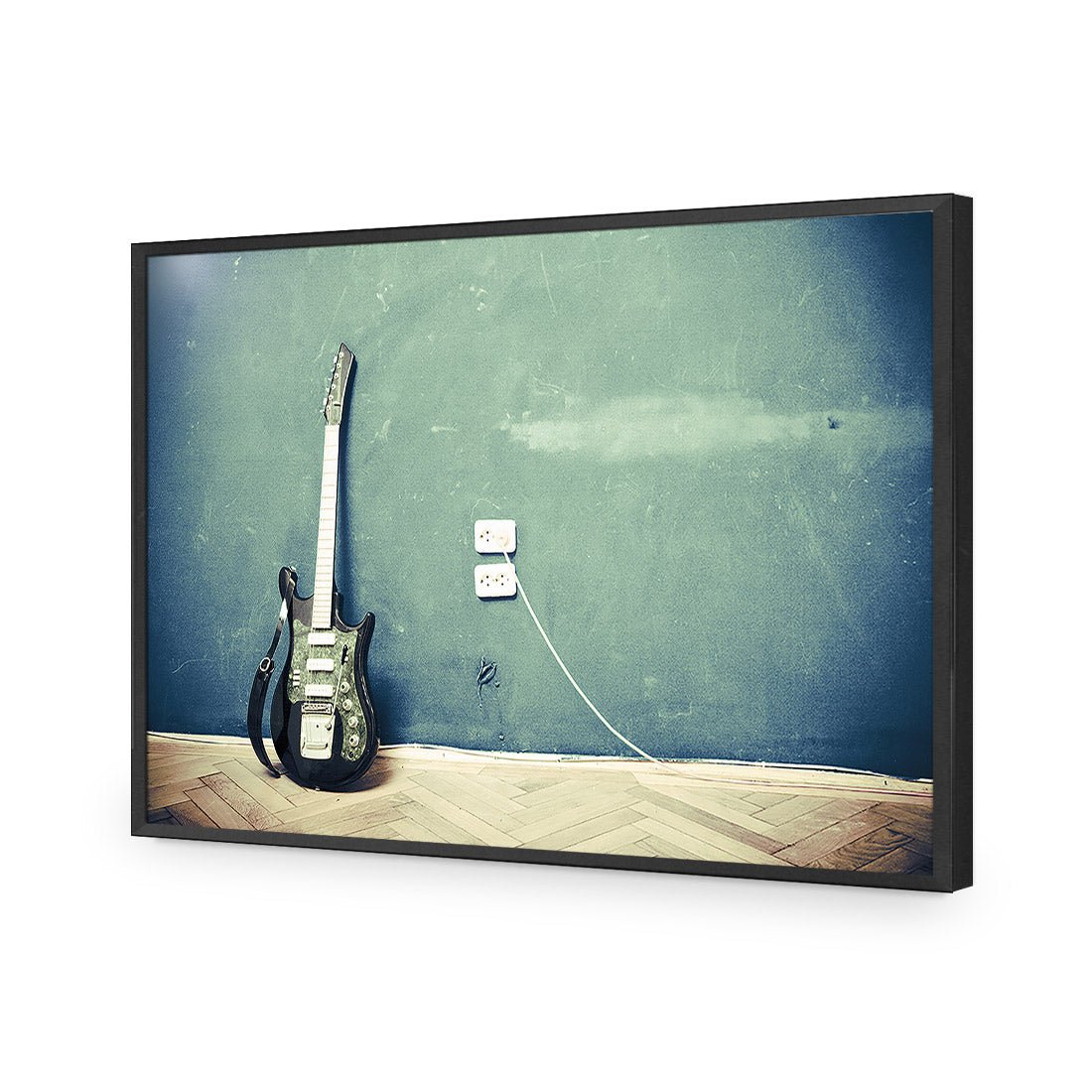 Vintage Guitar - Wall Art Designs - 2682_AR_H WAD_AP - 030 - EDG_45x30_S - 2538 - BLK