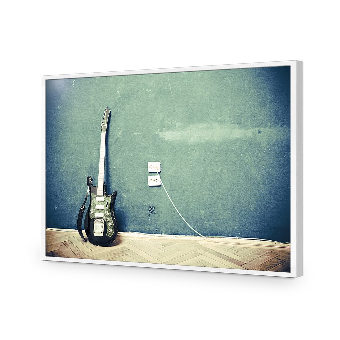 Vintage Guitar - Wall Art Designs - 2682_AR_H WAD_AP - 030 - EDG_45x30_S - 2538 - WHT