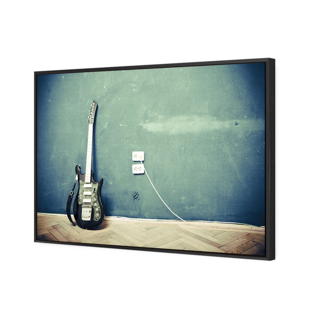 Vintage Guitar - Wall Art Designs - 2682_AR_H WAD_CP - MPY - 260 - M - S - S_45x30_S - 1550 - BLK