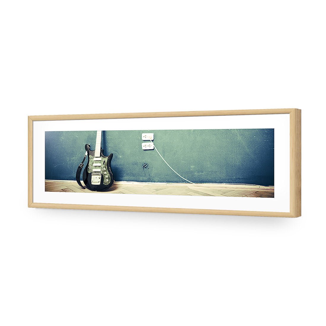 Vintage Guitar (Long) - Wall Art Designs - 2682_AL_H WAD_AP - 030 - MAT_90x30_S - 2538 - OAK