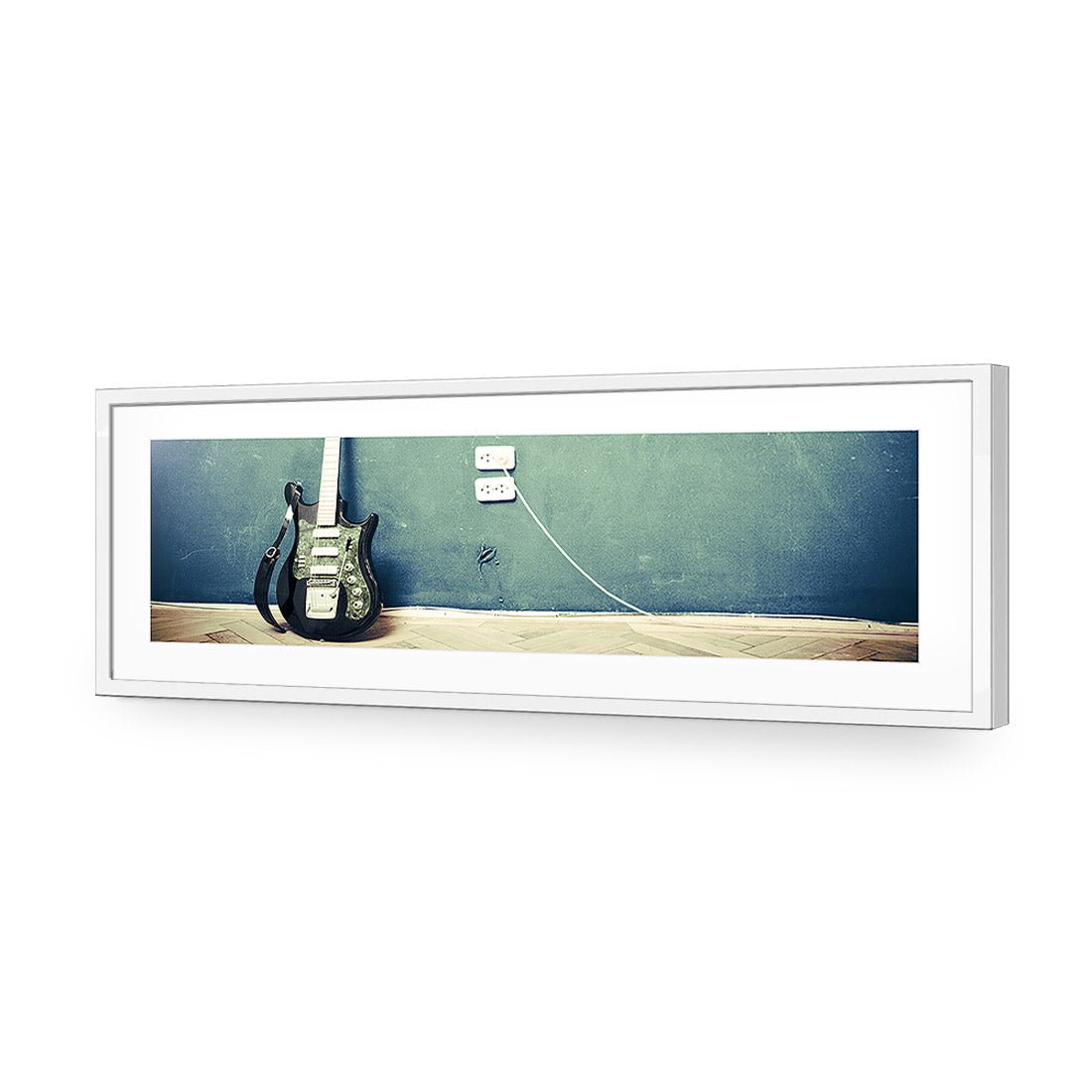 Vintage Guitar (Long) - Wall Art Designs - 2682_AL_H WAD_AP - 030 - MAT_90x30_S - 2538 - WHT