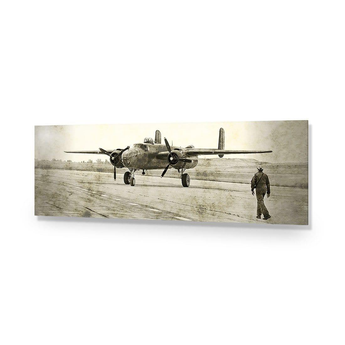 Wartime Plane (long) - Wall Art Designs - 1288_CL_H WAD_AP - 030 - EDG_90x30_NONE