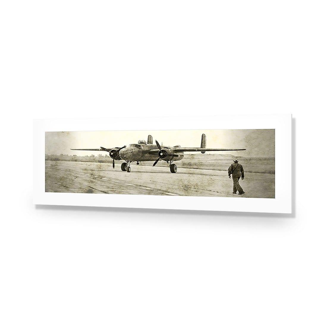 Wartime Plane (long) - Wall Art Designs - 1288_CL_H WAD_AP - 030 - MAT_90x30_NONE