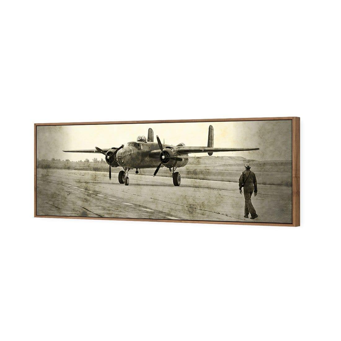 Wartime Plane (long) - Wall Art Designs - 1288_CL_H WAD_CP - MPY - 260 - M - S - S_60x20_S - 1550 - NAT