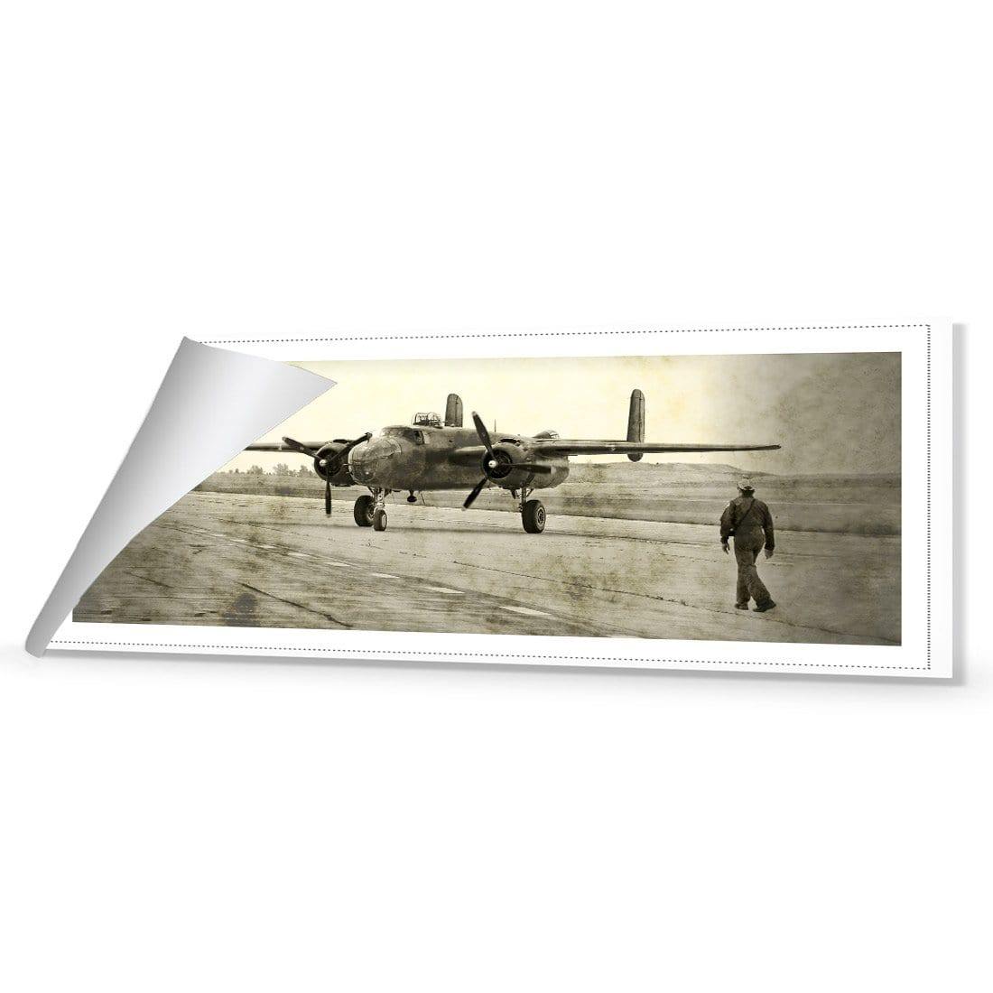 Wartime Plane (long) - Wall Art Designs - 1288_CL_H WAD_CP - MPY - 260 - M - R_60x20_NONE