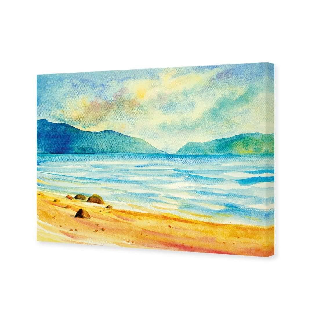 Watercolour Beach View - Wall Art Designs - 3939_AR_H WAD_CP - MPY - 260 - M - S - S_45x30_NONE