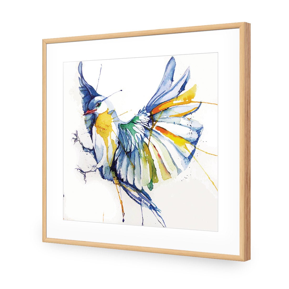 Watercolour Bird (square) - Wall Art Designs - 1837_AS_Q WAD_CP - MPY - 260 - M - S - S_37x37_NONE