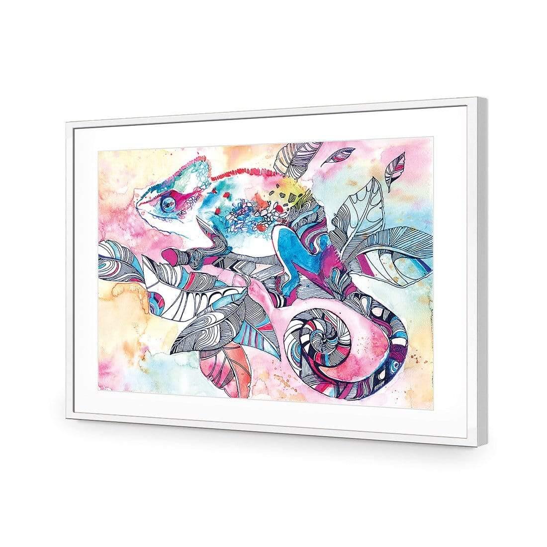 Watercolour Chameleon - Wall Art Designs - 3221_AR_H WAD_CP - MPY - 260 - M - S - S_45x30_NONE