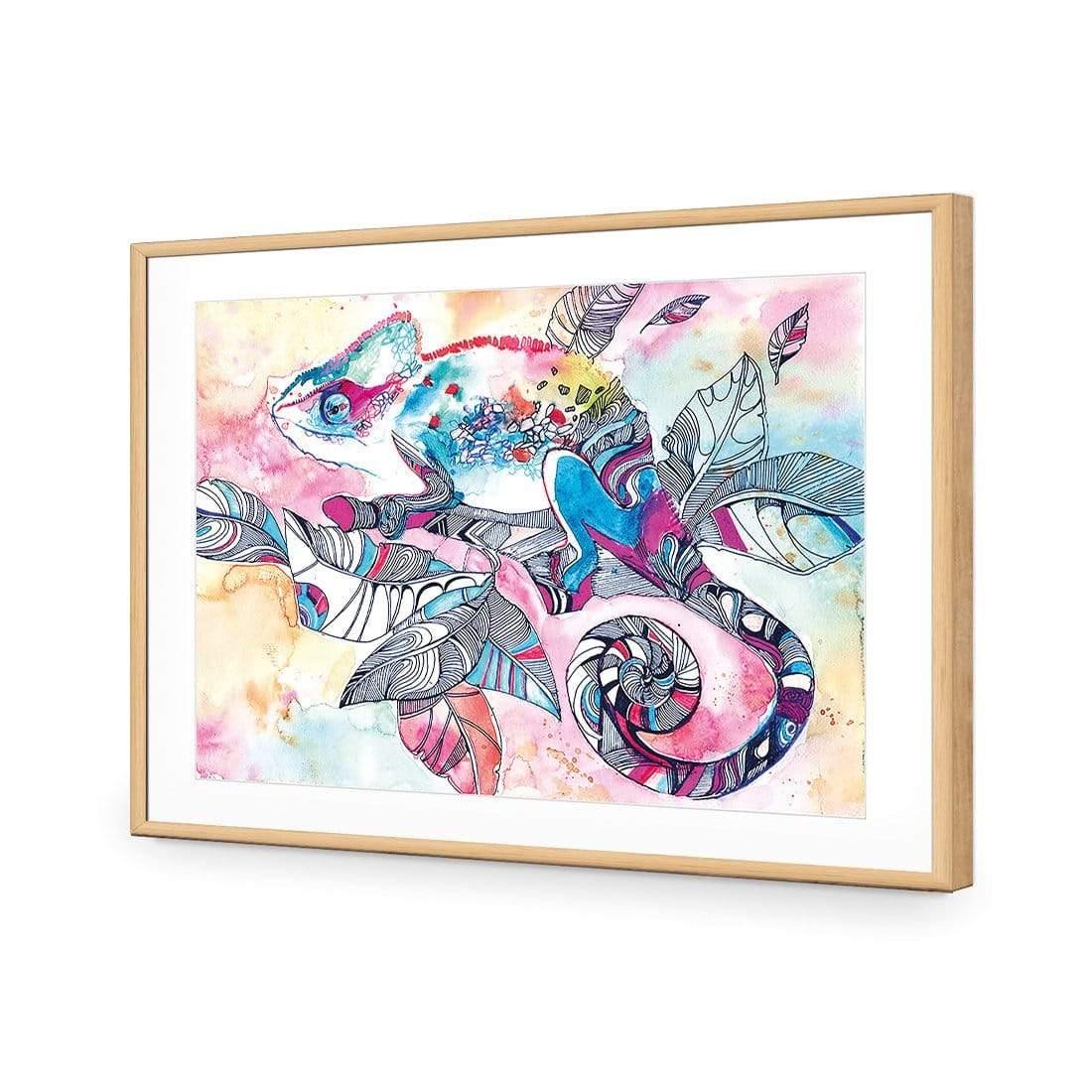 Watercolour Chameleon - Wall Art Designs - 3221_AR_H WAD_CP - MPY - 260 - M - S - S_45x30_NONE