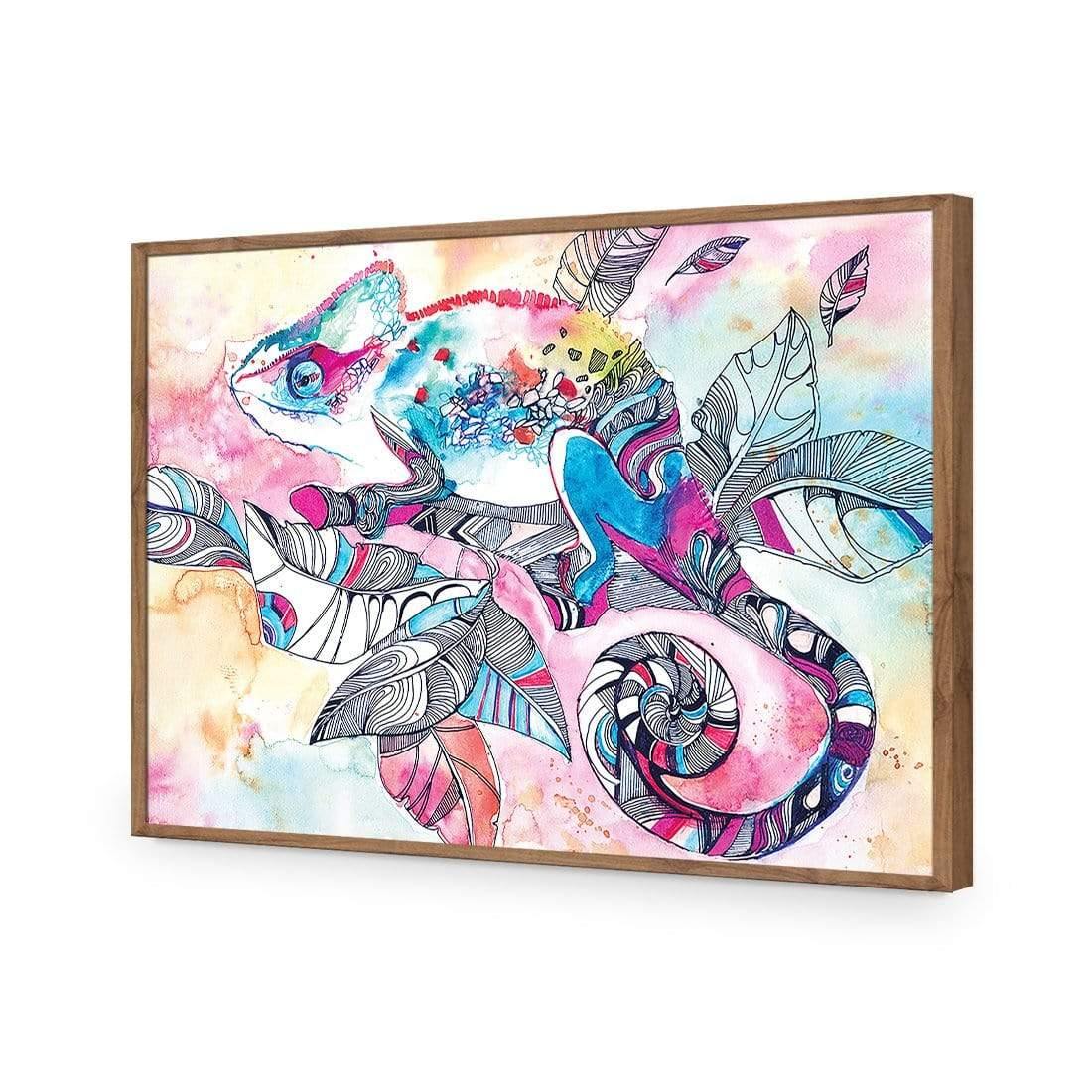 Watercolour Chameleon - Wall Art Designs - 3221_AR_H WAD_CP - MPY - 260 - M - S - S_45x30_NONE