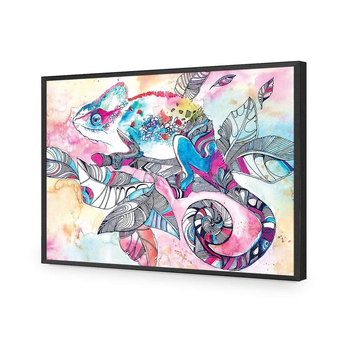 Watercolour Chameleon - Wall Art Designs - 3221_AR_H WAD_CP - MPY - 260 - M - S - S_45x30_NONE