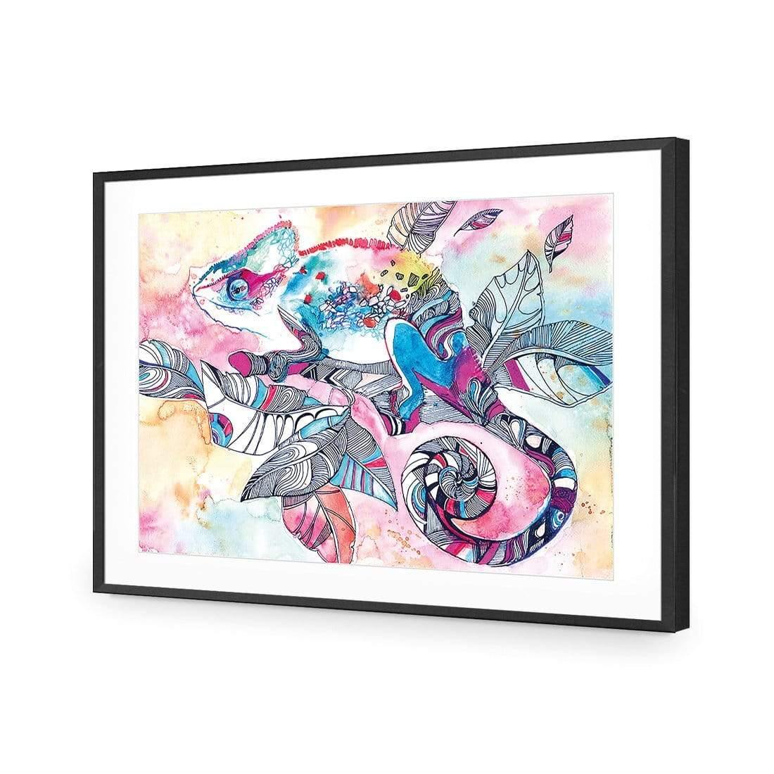 Watercolour Chameleon - Wall Art Designs - 3221_AR_H WAD_CP - MPY - 260 - M - S - S_45x30_NONE