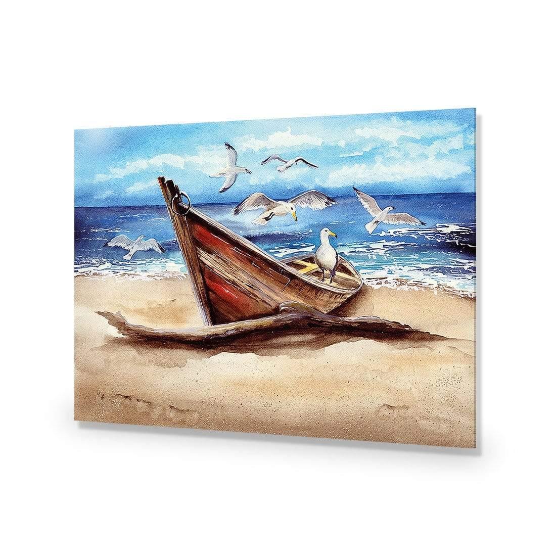 Watercolour Gulls Flocking - Wall Art Designs - 3932_AR_H WAD_AP - 030 - EDG_45x30_NONE