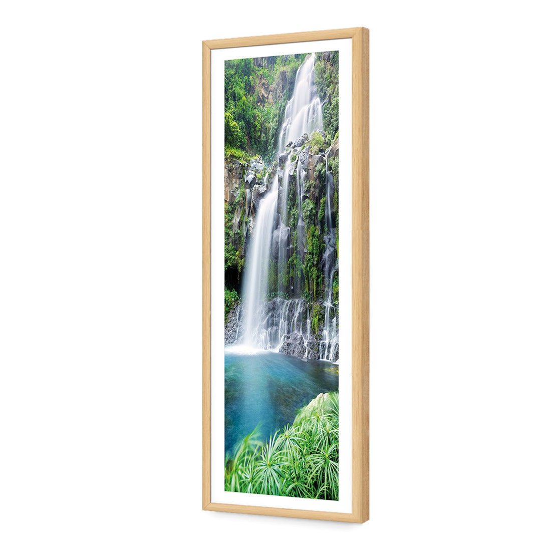 Waterfall Heaven (long) - Wall Art Designs - 2229_AL_V WAD_AP - 030 - MAT_90x30_S - 2538 - OAK